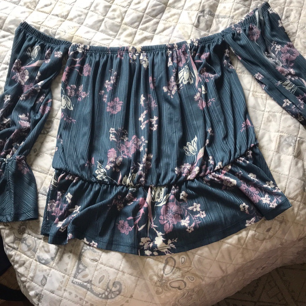 Off-the-shoulder summer top